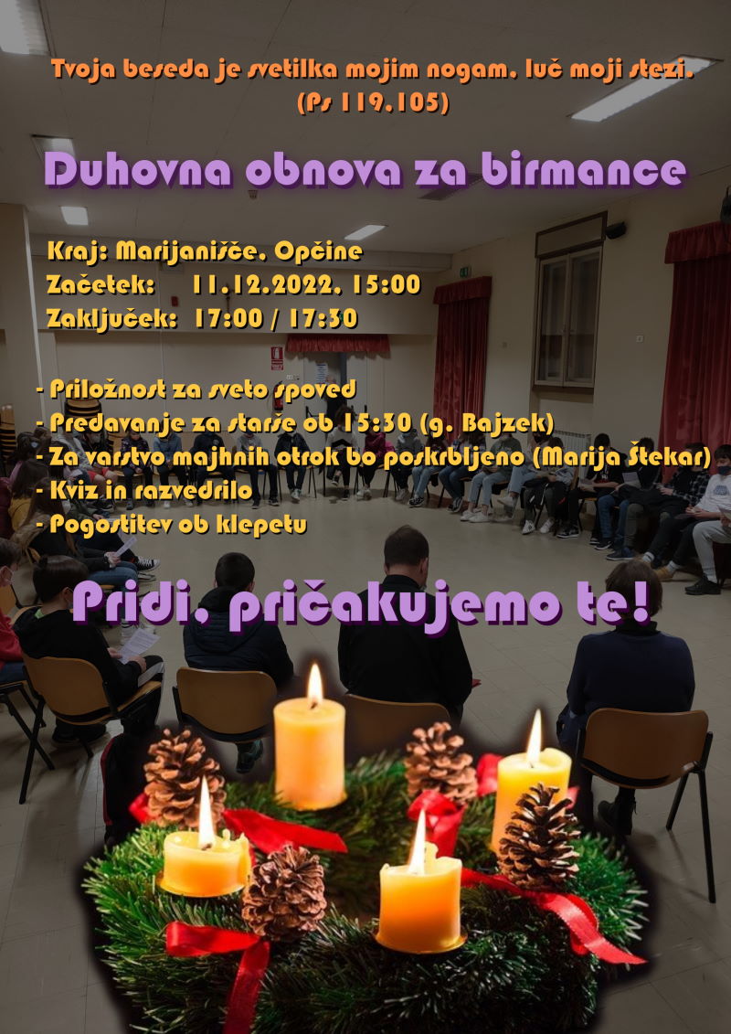 You are currently viewing Duhovna obnova za birmance