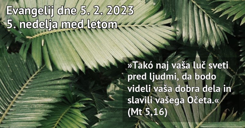 Read more about the article Nedeljska misel – 5.2.2023