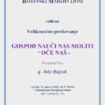 Velikonočno predavanje 2023
