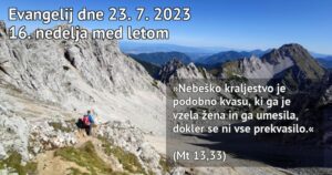 Read more about the article Nedeljska misel – 23.7.2023