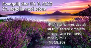 Read more about the article Nedeljska misel – 10.9.2023