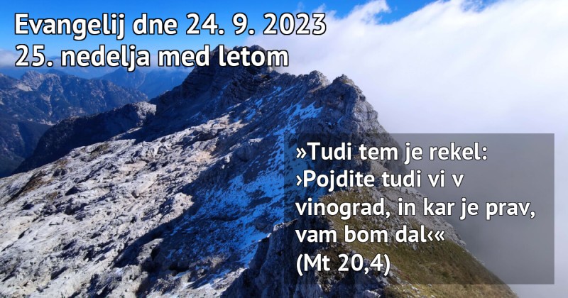 Read more about the article Nedeljska misel – 24.9.2023