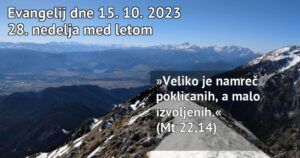 Read more about the article Nedeljska misel – 15.10.2023