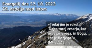 Read more about the article Nedeljska misel – 22.10.2023