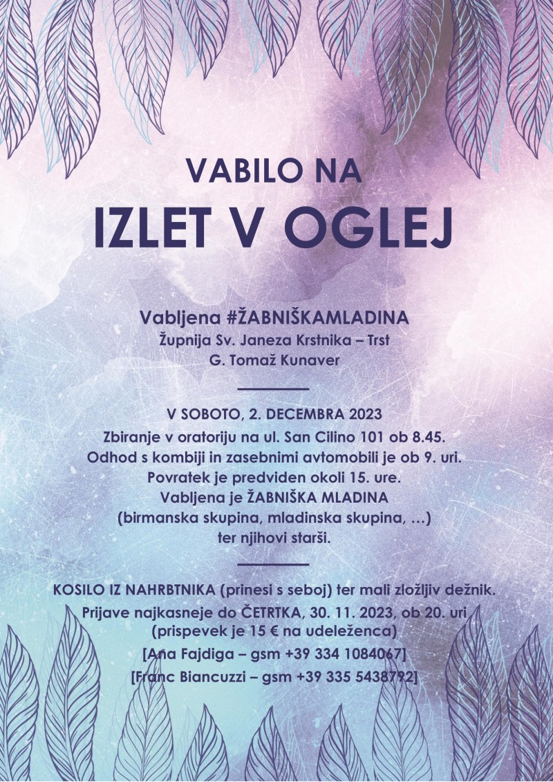 Read more about the article Izlet v Oglej za mlade