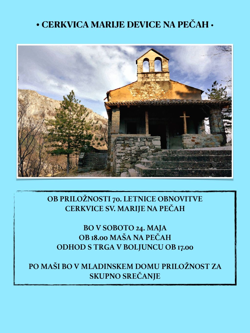 You are currently viewing Sveta maša na Pečah
