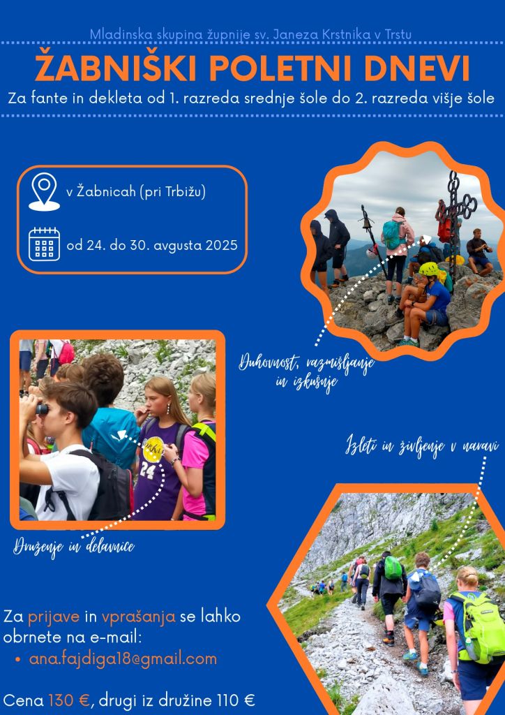 Read more about the article Poletni tabor v Žabnicah 2025