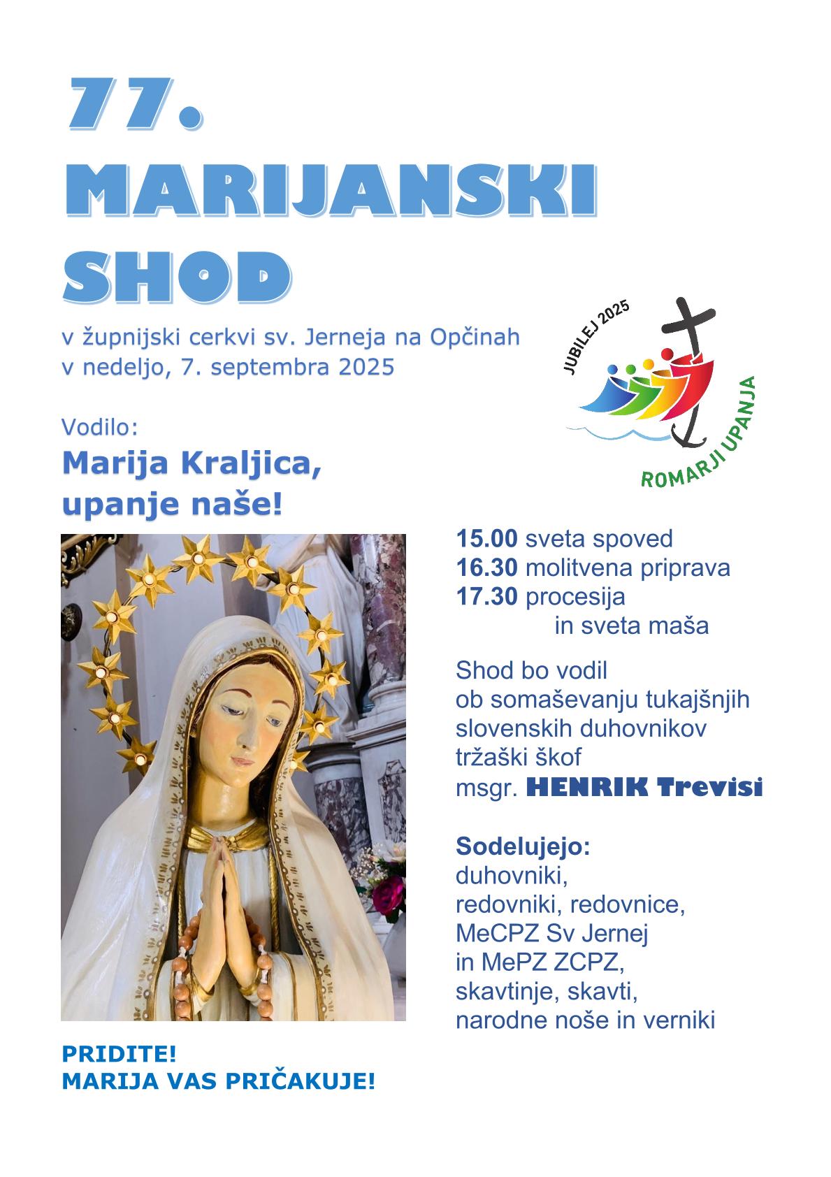 Read more about the article 77. Marijanski shod