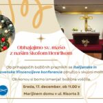 Sveta maša Vincencijevih konferenc s škofom Henrikom