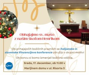Read more about the article Sveta maša Vincencijevih konferenc s škofom Henrikom