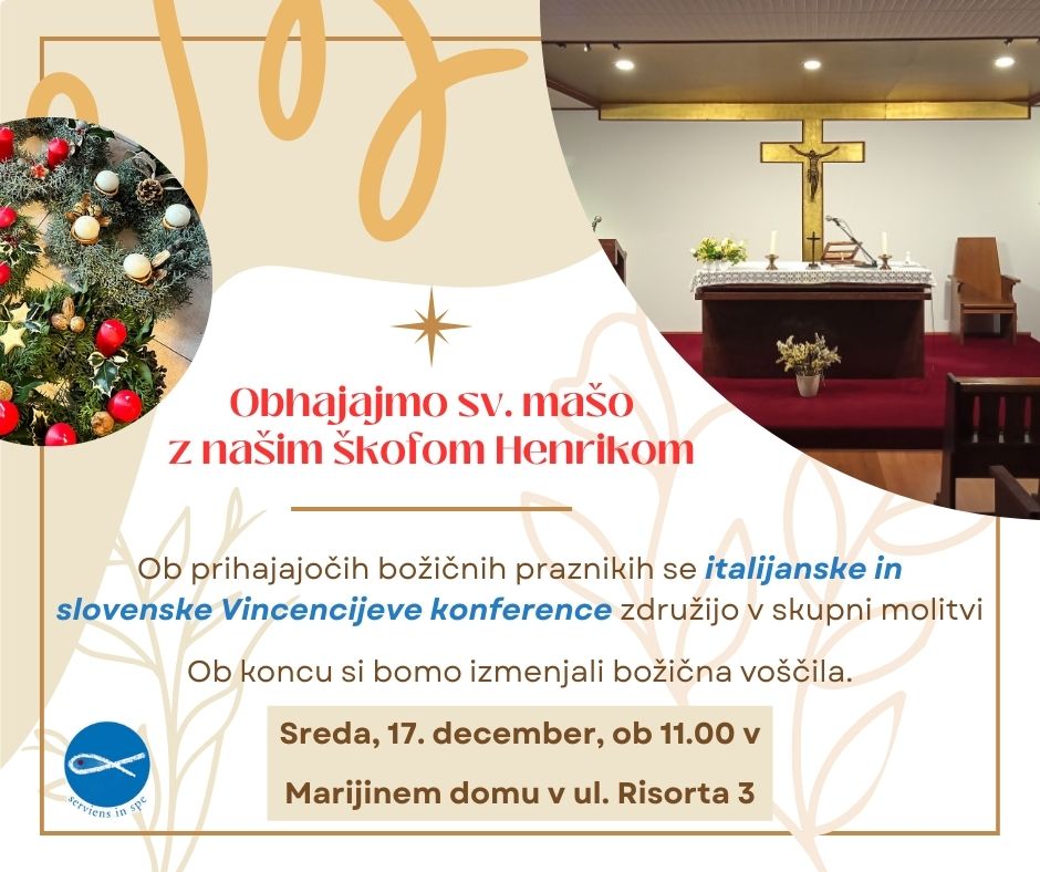 You are currently viewing Sveta maša Vincencijevih konferenc s škofom Henrikom