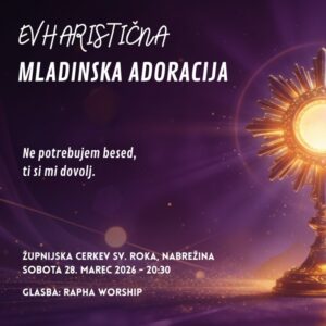 Read more about the article Mladinska evharistična adoracija